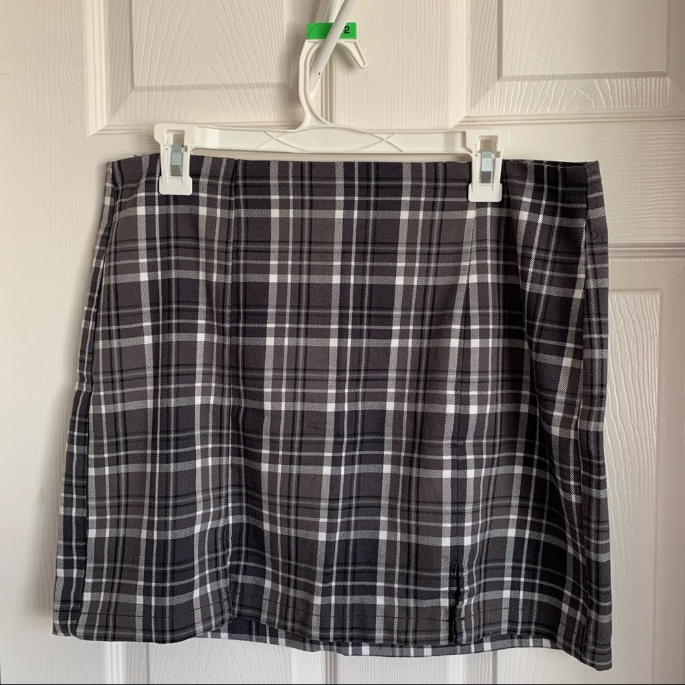 Plaid Mini Skirt